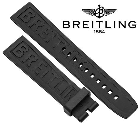 breitling watches rubber strap|breitling rubber strap 20mm.